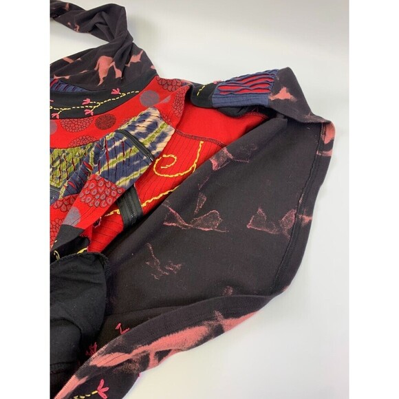 Rising International Full Zip Hoodie Lightweight Cotton Floral Embroidered XXL - Picture 14 of 14